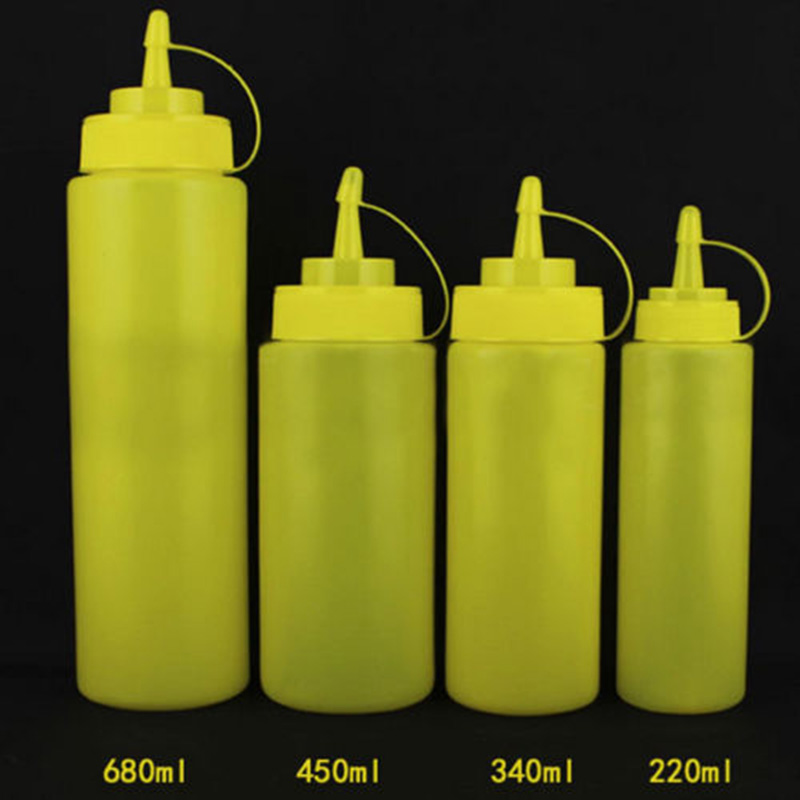 2019 Wholesale 8,12,16,24oz New Kitchen Plastic Squeeze Bottle