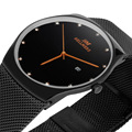 Fashion simple stylish Top Luxury brand BELLMERS Watches men women Stainless Steel Mesh strap band Quartz