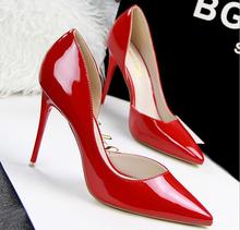 Free shipping 2015 new fashion high heels shoes women shoes 6 colors size 34-39 women pumps sapatos de salto alto