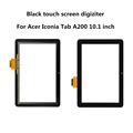 Free shipping 1pcs Black Touch Screen Digitizer Panel Replacement Parts For Acer Iconia Tab A200 10