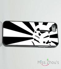 For iphone 4/4s 5/5s 5c SE 6/6s plus ipod touch 4/5/6 back skins mobile cellphone cases cover Star Wars Stormtrooper Art