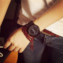 2015 nueva gran macho de línea tabla del reloj vintage de los amantes del reloj alumnas moda de silicona relojes de los pares retro