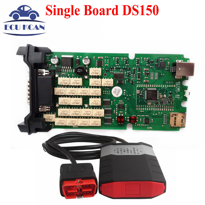 Quality A++ Single Board DS150 New NEC Relays V2014.R2 With Keygen Without Buletooth DS150E DS150 VCI TCS CDP PRO Plus