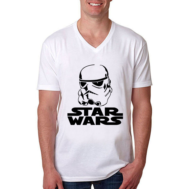 Free Shipping Cool Star Wars T shirts Darth Vader T Shirt 100 Cotton Customized Men Tee