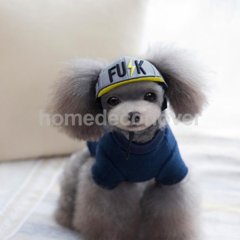Nocturnal Reflective Safety Cap Pet Dog Cat Puppy Baseball Hat with Ear Holes Adjustable S M L