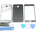 New Full Housing Case Cover For Samsung Galaxy J5 Middle Frame Bezel Chassis Back Cover Front