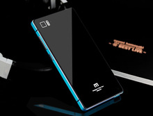 Xiaomi Mi3 case ER TO brand Tempered Glass back cover Ultrathin Metal Frame cellphone case for