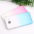 New Fashion Gradient Color TPU Back Case For Samsung Galaxy A3 A5 A7 J5 J7 2016