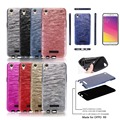 For OPPO R9 New Fashion 2 In 1 Imitation Metal Wire Drawing back cover case