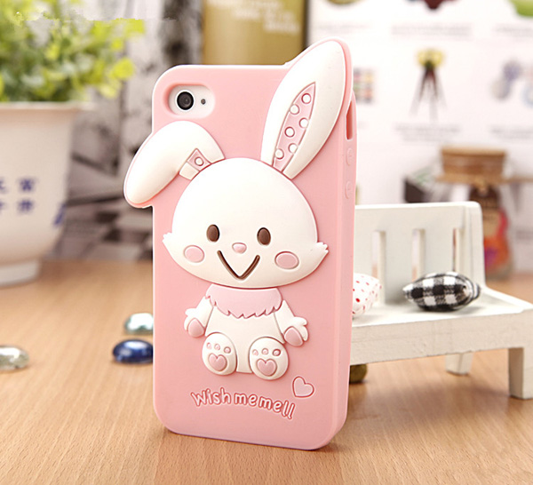 20pcs/lot for iphone 5/5s silicon mobile phone case,3D soft silicon cover,for iphone 5gs 3D Cartoon my melody soft cover funda
