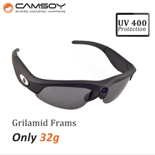 mini camera 720P140 Degree Wide Angle Lens UV400 protection Lightweight micro camara sunglasses camera