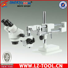 Envío gratis! 3.5x – 90x microscopio soporte doble, microscopio estéreo del zumbido