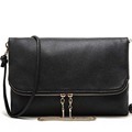 New 2016 Fashion Women Messenger Bag Mini Solid black Handbag And Gold Chain Flap Hand Crossbody