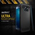 100 Original SGP Rugged Armor Case for Samsung Galaxy S6 Edge Slim Soft TPU Military Grade