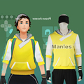 Anime Pokemon Go Costume Pocket Monster Trainer Yellow Hoodie Blazer Men Team Suit Halloween Male Game