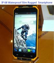 unlocked cell phones F8 MTK6589 IP68 waterproof shockproof phone android dustproof smart phones 1GB RAM 3G 850mhz GPS 8.0MP A9
