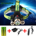 SKYWOLFEYE XML T6 XPE LED Headlamp Headlight 1200LM Rechargeable Outdoor Head Light Lamp Torch 18650 Battery
