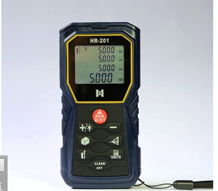 Handheld laser rangefinder 60m infrared rangefinder Bubble level Tape measure Area volume tool Project electricity use