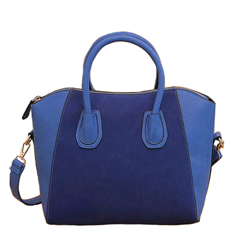 Fashion bags 2015 women's nubuck leather patchwork handbag smiley bag shoulder bag women's bags QF068