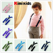 2.5cm 2016 new High Quality Boys and Girl Clip-on Elastic Braces Kids Baby Suspenders Children Accessories