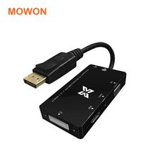 Стандартный DisplayPort / молнии порт HDMI / VGA / DVI / аудиоадаптера видео конвертер для кабеля Full HD 1080 P для ноутбуков, Тв, Монитор