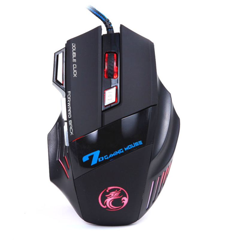 Гаджет  Hot selling 3200DPI LED Optical 7D USB Wired Gaming Game Mouse For PC Laptop Game None Компьютер & сеть