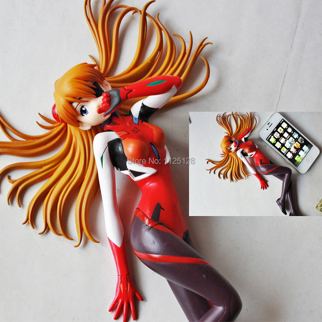 Горячая распродажа Evangelion EVA аска лэнгли пвх фигурки сексуальные игрушки модели оригинальной коробке бесплатная доставка
