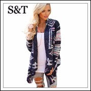 Womens-Sweaters-Fashion-2015-Autumn-Plus-Size-Print-Blue-Sexy-Knitted-Cardigans-Oversized-Long-Cardigan-Clothing