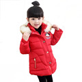 2016 New Fashion Children Winter Jacket Coat Minnie Mouse Cotton Jacket For Girl Thick Casual Children