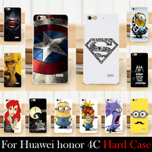 For Huawei Honor 4C Mobile Phone Case Hard Back Cover DIY Color Paitn Cellphone Shell Skin Despicable Me Shipping Free