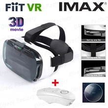 New VR Virtual Reality 3D Glasses Headset Oculus Rift Head Mount 3D Movies Games With Resin Lens For 3.5-6.0 inch Phone 2015
