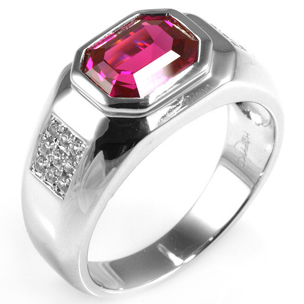 Mens engagement rings ruby