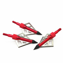 6pcs lot 100GR high quality hunting crossbow arrow broadhead also used as archery bow and arrow