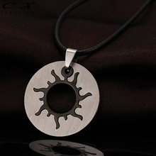 wholesale 2016 fashion jewelry High quality new stainless steel sun pendant Unending Love Stainless Steel Men’s Cross Necklace