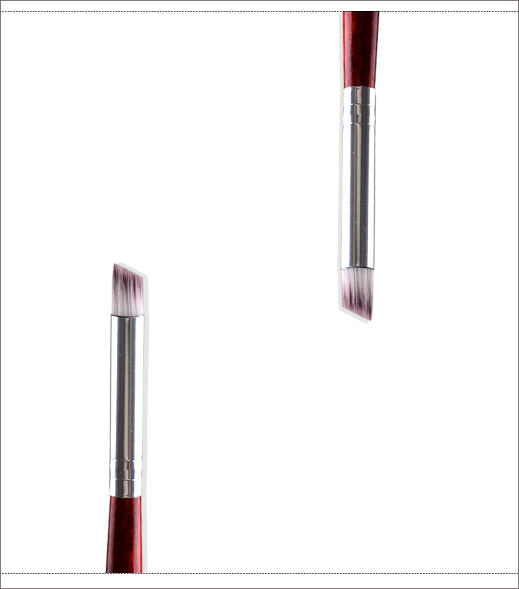 Description Picture 4 of item1Pc Nail Art Brush Gradient Dizzy Dye Pen Wood Handle Angle Nail Painting Dotting Tools