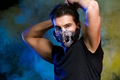 Wireless Bluetooth Earphone with Mic face Mask Anti Dust Stereo Music Headphone Handfree Headset Bone Conduction