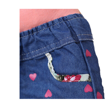 Free shipping 2015 New Spring Character Heart Printing Fashion Baby Girls Pants Trousers For 1 2