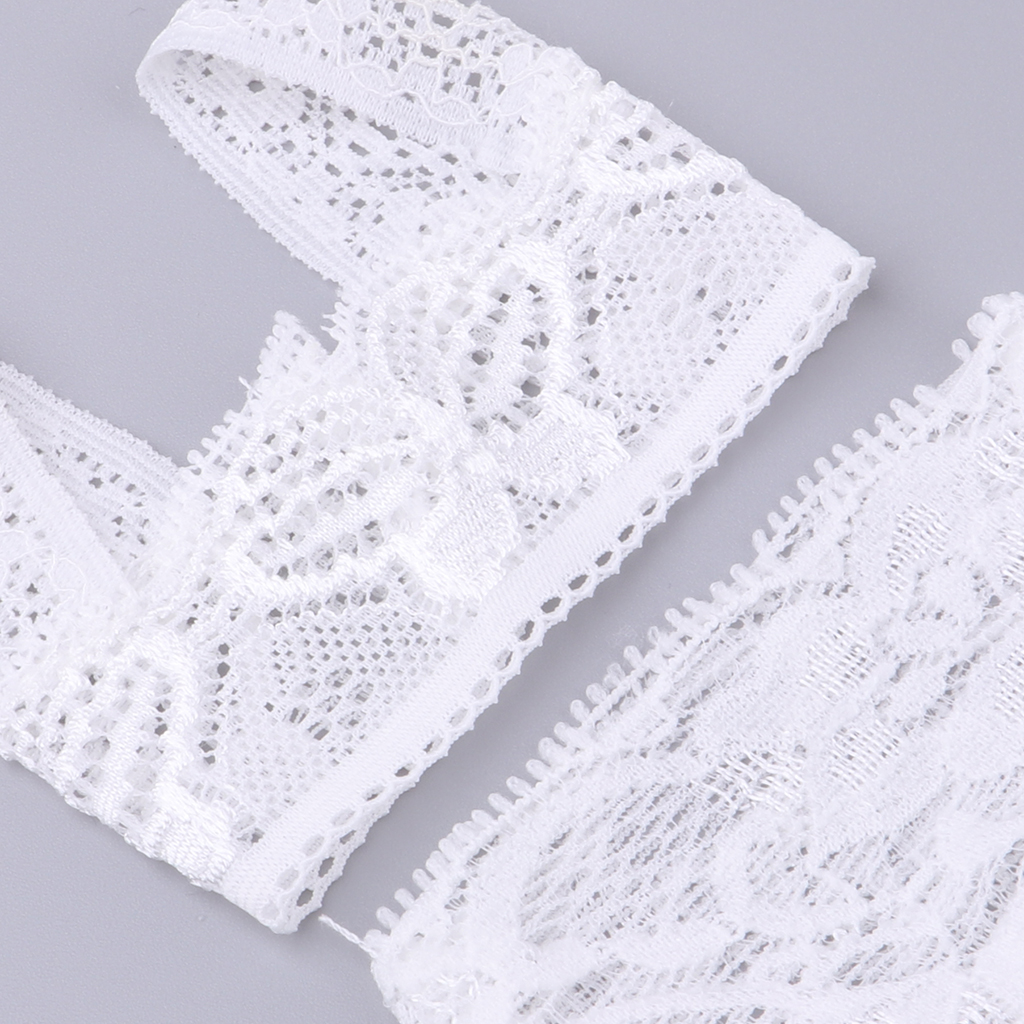 1/4 White Lace Brace sous-vêtements Top Court Lingerie Set pour bjd 