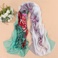 Foulard Luxury Women s Fall Fashion Chiffon Scarf Printed Thin Shawl in Autumn and Winter Women