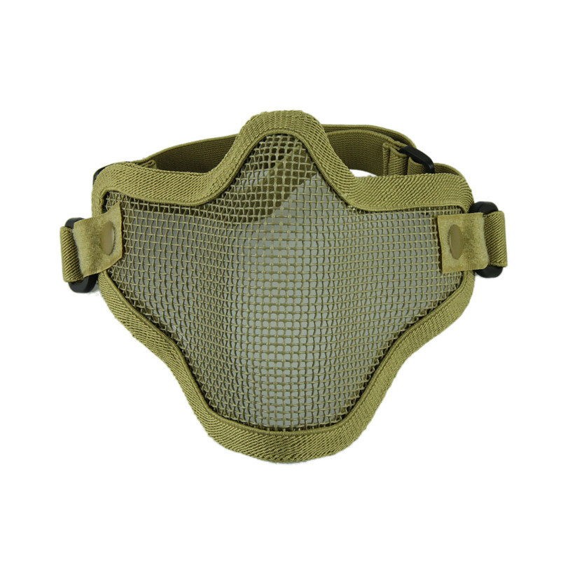 Novel designs Durable Iron Face Airsoft Mask Metal Wire Mesh Lower Half