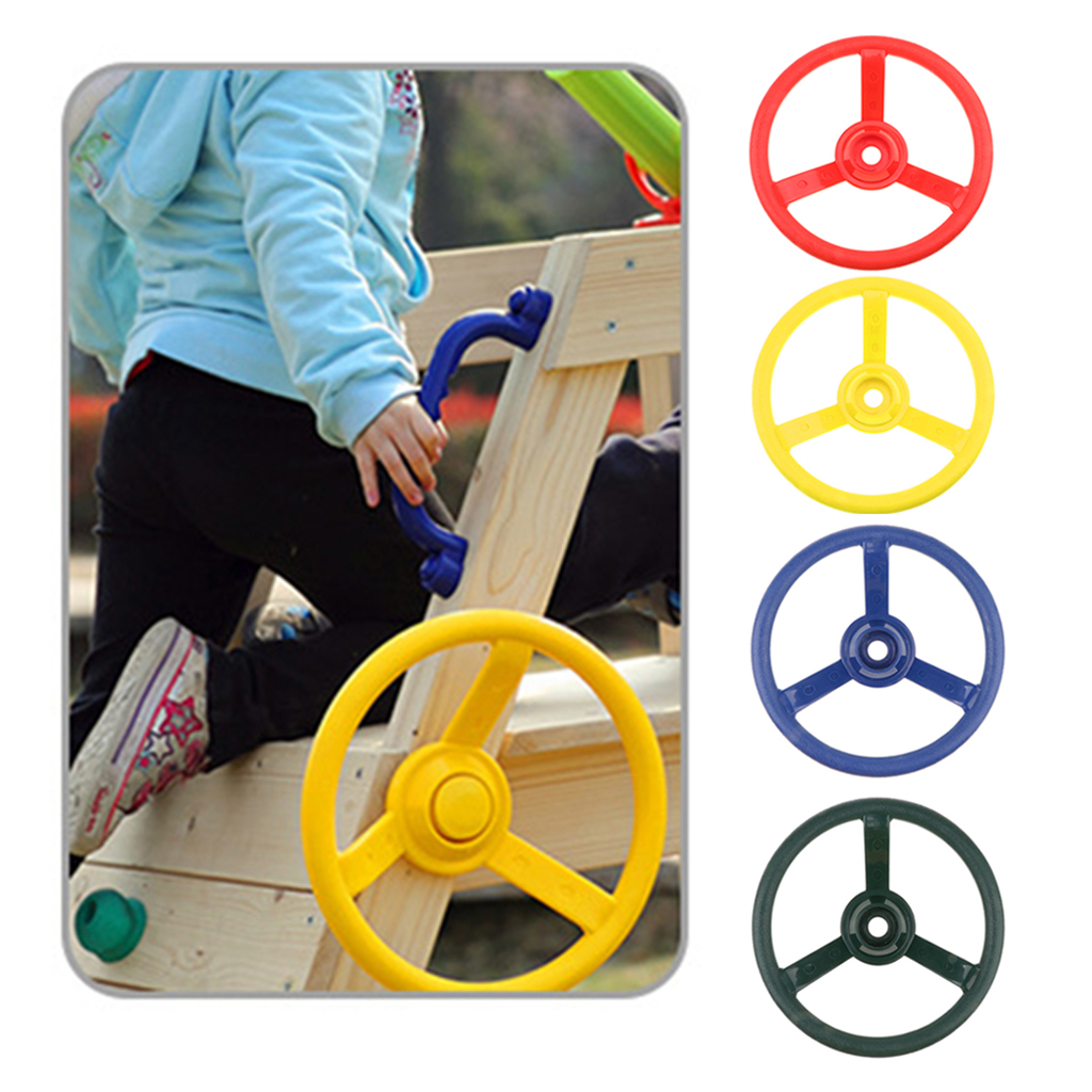 Racing Kids Plastic Steering Wheel for Climbing Frame Tree House Accessory NEW! 