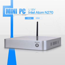 Industrial Station, Slim Computer, Mini Linux Server Win 7 Mini Pc Linux Wifi L-18Y N270 2gb Ram 64gb SSD