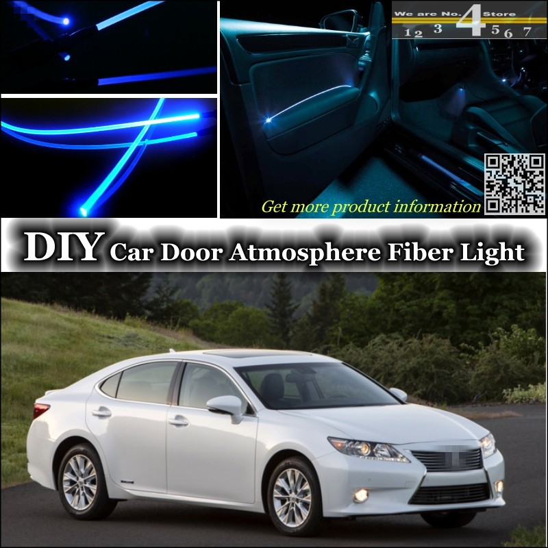 interior Ambient Light Tuning Atmosphere Fiber Optic Band Lights For Lexus ES 300 350 240 250 330 300h For TOYOTA Windom Vista