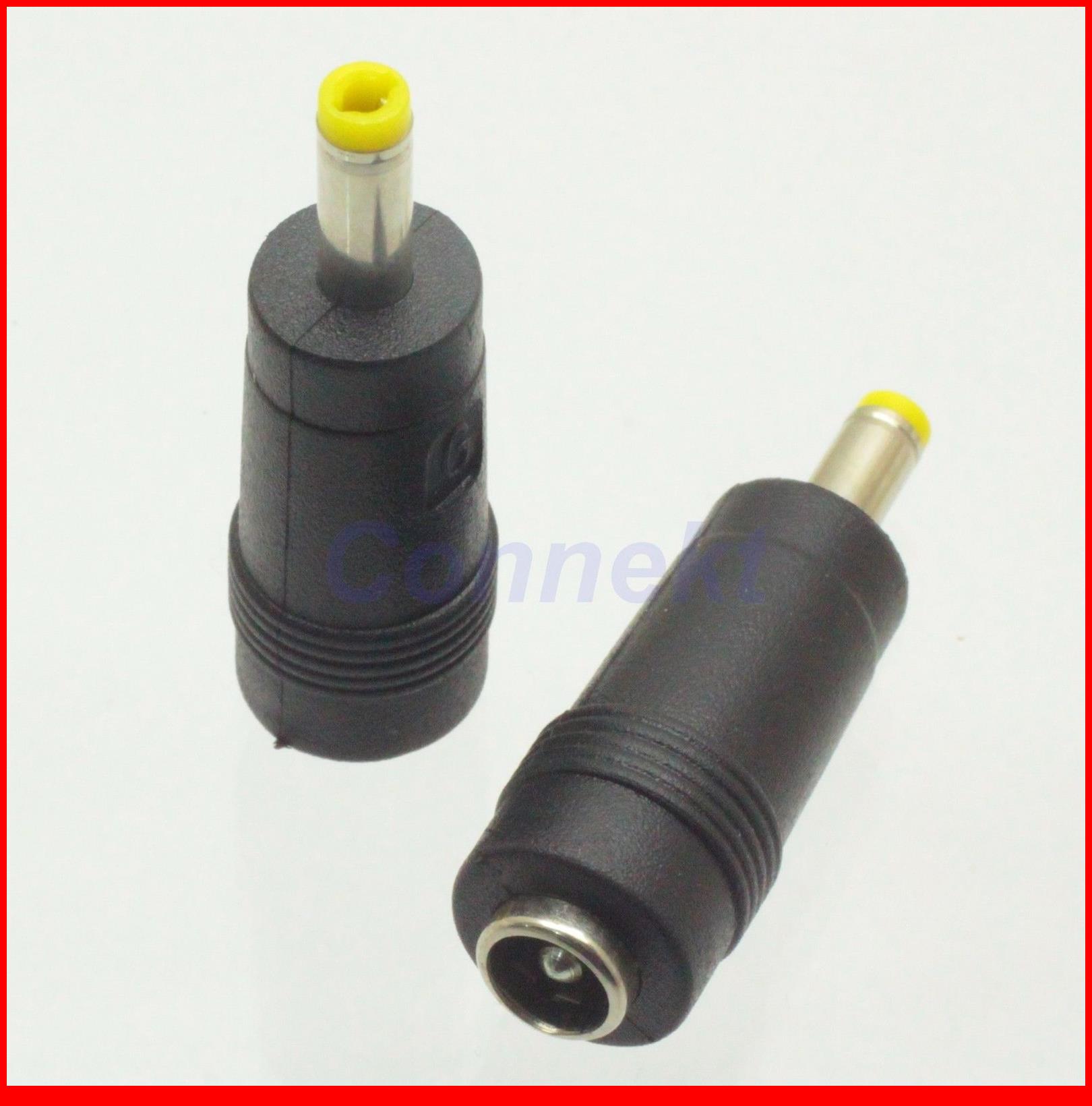 100pcs DC Power 4.0x1.7mm Male Plug to 5.5x2.1mm Female Jack Adapter Connector