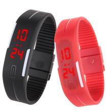 2015 Cheap New Outdoor Sports Watch women Casual LED bracelet watches For men and women  Rubber Digital wristwatches for man