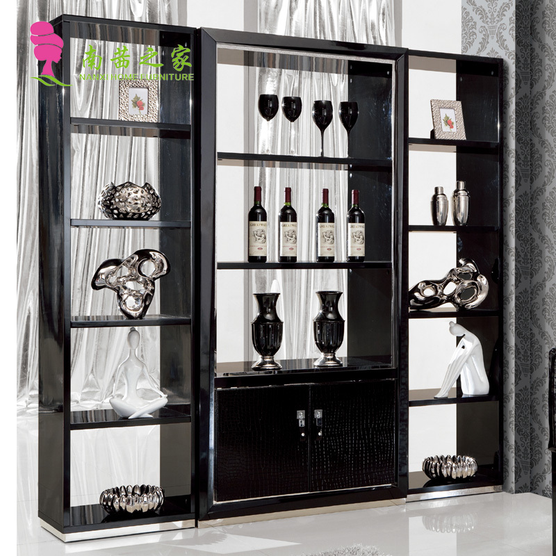 PARTITION CABINET living room cabinet home furniture bookcase -in Wood 