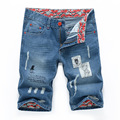summer style denim shorts men 2017 brand men ripped jeans shorts casual shorts bermuda masculina moletom