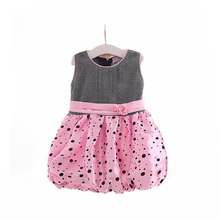 Hot sale 2016 Summer Girls Wedding&Birthday Party One-Piece Dresses Princess Children Clothes For Kids Baby Clothing Girl Dress