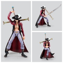 1 шт. Один Кусок ВАГ ГЕРОЕВ DRACULE MIHAWK Новый Мир Аниме Figuarts Нулевой Санджи Луффи Трафальгарская ПВХ 20 СМ В Штучной Упаковке Предел Гараж игрушки