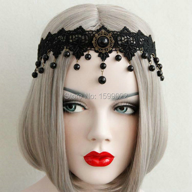 Flowers Hoop Round Bronze Alloy Metal Garland Stretch Elastic Ethnic Headband Hairband Vintage Retro